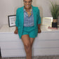Ms. Emerald Green | Short Suit Set Blazer